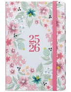 BALOUŠEK PRINT Lungo 2026 B6 weekly, 18 months, Flowers - Planner