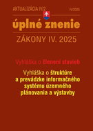 Aktualizácia IV/2 2025 – Stavebný zákon – územné plánovanie - Kniha