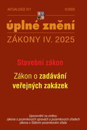 Aktualizace IV/1 2025 – Stavební zákon, o zadávání veřejných zakázek - Kniha