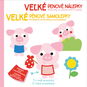 Velké pěnové samolepky O Třech prasátkách: Veľké penové nálepky Tri malé prasiatka - Kniha