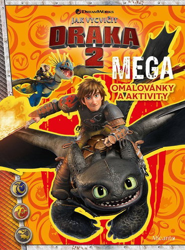 Jak vycvičit draka 2: Mega omalovánky a aktivity - Kniha - Main image
