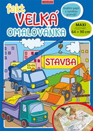 BALOUŠEK Printing Fake Big colouring Book Construction - Colouring Book
