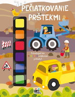 Pečiatkovanie prstíkmi Stroje - Kniha