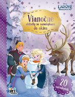 Vianočné aktivity so samolepkami na okná Ľadové kráľovstvo - Kniha
