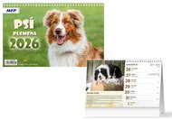 MFP Psí plemena kalendář 2026  - Desk Calendar