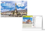 MFP Cities and municipalities of the Czech Republic calendar 2026 - Desk Calendar