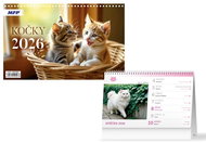 MFP Cats calendar 2026 - Desk Calendar