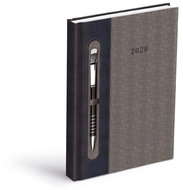 MFP Diary 2026 D801 PU dark blue/gray - Planner
