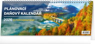 NOTIQUE Tax planner with photos 2026, 33 x 12.5 cm - Desk Calendar