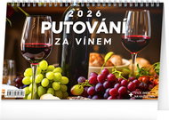 NOTIQUE Wandering for wine 2026, 23.1 x 14.5 cm - Desk Calendar