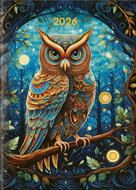 BB ART Praktik daily diary 2026 Owl - Planner