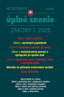 Aktualizácia I/2 2025 Daňové a účtovné zákony: Zákon č. 595/2003 Z. z. o dani z príjmov - Kniha