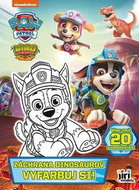 Vyfarbuj si! Labková patrola Záchrana dinosaurov - Kniha