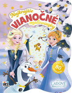 Najkrajšie vianočné maľovanky so samolepkami Ľadové kráľovstvo - Kniha