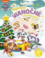 Najkrajšie vianočné maľovanky so samolepkami Labková patrola - Kniha