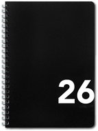 BOBO Weekly diary A5, black - Planner