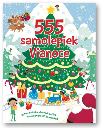 555 samolepiek Vianoce - Kniha - Main image
