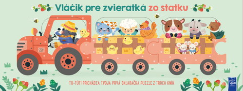 Vláčik pre zvieratká z farmy - Kniha - Main image
