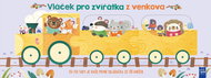 Vláček pro zvířátka z venkova - Kniha