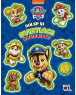 Dolep si svietiace samolepky Labková patrola - Kniha
