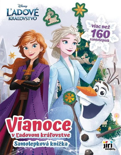 Samolepková knižka Vianoce v Ľadovom kráľovstve - Kniha - Main image