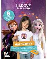Maľovanky s nažehľovacími obrázkami Ľadové kráľovstvo - Kniha