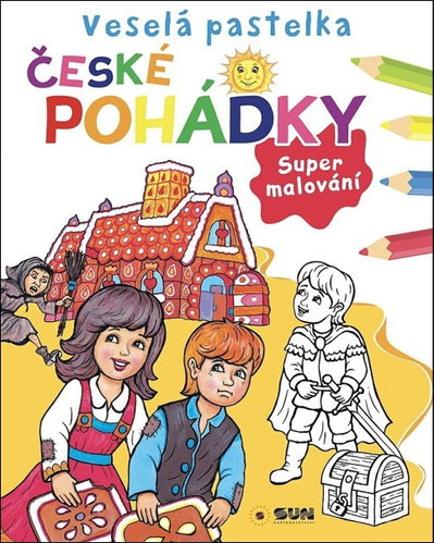Merry crayon Czech fairy tales: super painting - Colouring Book - Main image