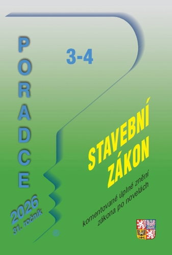 Poradce 3-4/2026 – Stavební zákon - Kniha - Main image