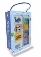 Čľup knižka a kocky do kúpeľa Zvieratá: Koupací knížečka a kostky do vody Zvířata - Kniha
