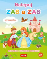 Nalepuj Zas a Zas Princezničky: snímatelné/snímatelné samolepky - Kniha