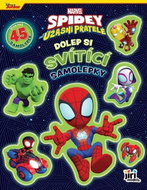 Dolep si svítící samolepky Spidey - Kniha