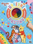 Barevné prstíky Medvídek Pú - Kniha