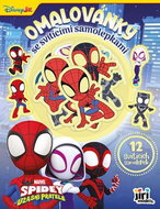 Omalovánky se svítícími samolepkami Spidey - Kniha