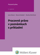 Pracovné právo v poznámkach s príkladmi - Kniha