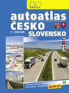 Autoatlas Česká republika Slovenská republika 1:240 000 - Kniha
