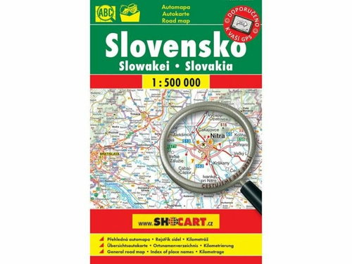Slovensko Slowakei Slovakia 1:500 000: automapa - Kniha - Main image