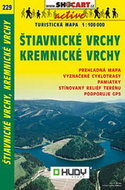 Štiavnické vrchy, Kremnické vrchy turistická mapa 1:100 000: 229 - Kniha