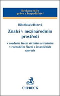 Znalci v mezinárodním prostředí: v soudním řízení civilním a trestním, v rozhodčím řízení a investič - Kniha