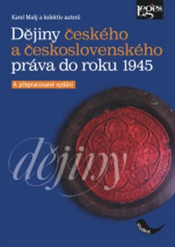 Dějiny českého a československého práva do roku 1945 - Kniha - Main image