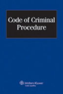 Code of Criminal Procedure - Kniha