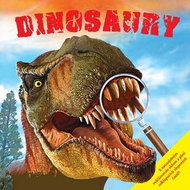 Dinosaury: S naozajstným zväčšovacím sklom a plné odklápacích vlepených častí! - Kniha
