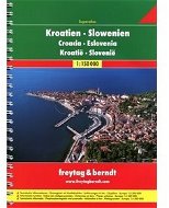 AA Chorvatsko-Slovinsko A4 atlas 1:150 000 - Kniha