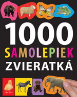 1000 samolepiek zvieratká - Kniha