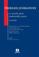 Přehled judikatury ve věcech zásad soukromého práva: Svazek II. - Kniha