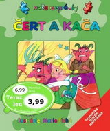 Čert a Kača: Rozprávka, puzzle, maľovánka - Kniha