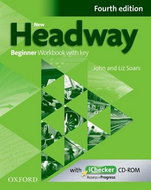 New Headway Fourth edition Beginner Workbook with key with iChecker CD-ROM Pack - Kniha