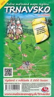 Trnavsko: Ručne maľovaná mapa regiónu - Kniha