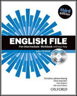 English File Third Edition Pre-Intermediate Workbook without key + iChecker CD-ROM - Kniha