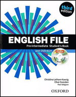 English File Third Edition Pre-Intermediate Student´s Book + iTutor DVD-ROM - Kniha