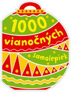 1000 vianočných samolepiek - Kniha